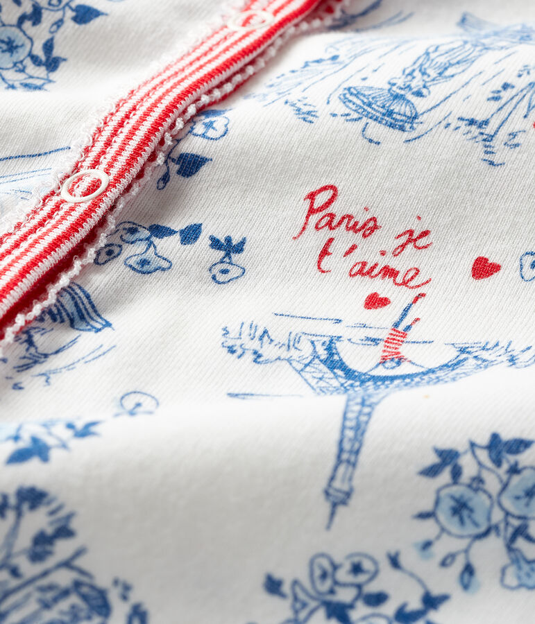 Dors bien b&eacute;b&eacute; en c&ocirc;te blanc/multicouleur