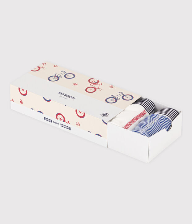 Lot de 5 boxers v&eacute;lo petit gar&ccedil;on en coton multicouleur