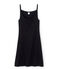 Chemise à bretelles femme coton/laine/soie noir NOIR