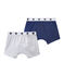 Lot de 2 boxers garçon blanc LOT