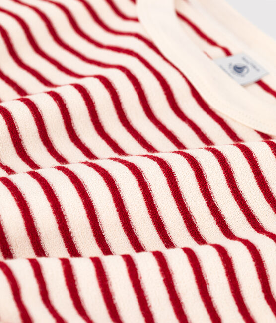 Robe manches longues en bouclette éponge enfant blanc AVALANCHE/ STOP