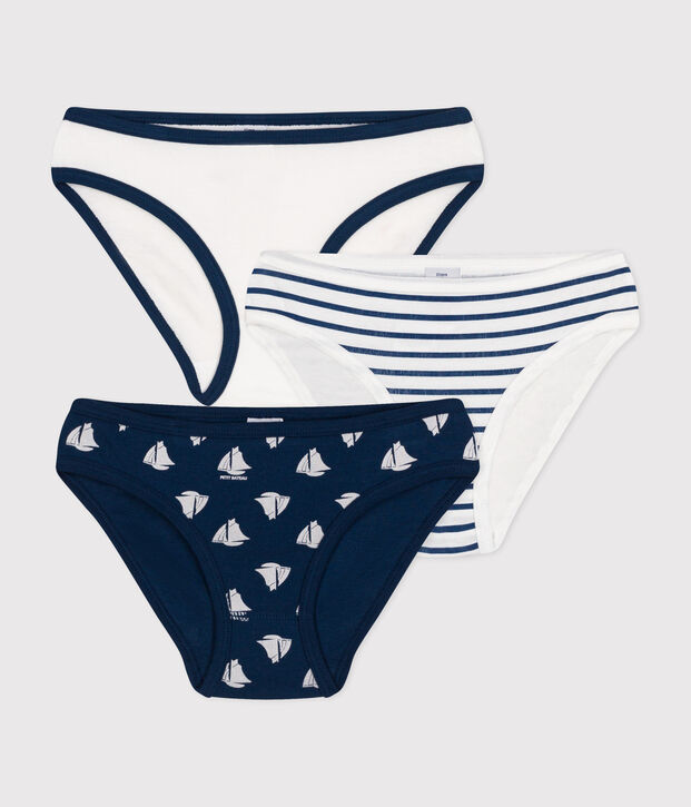 Lot de culottes  en coton et &eacute;lasthanne multicouleur