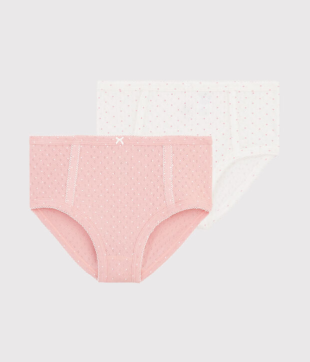 Lot 2 culottes taille haute Femme multicouleur