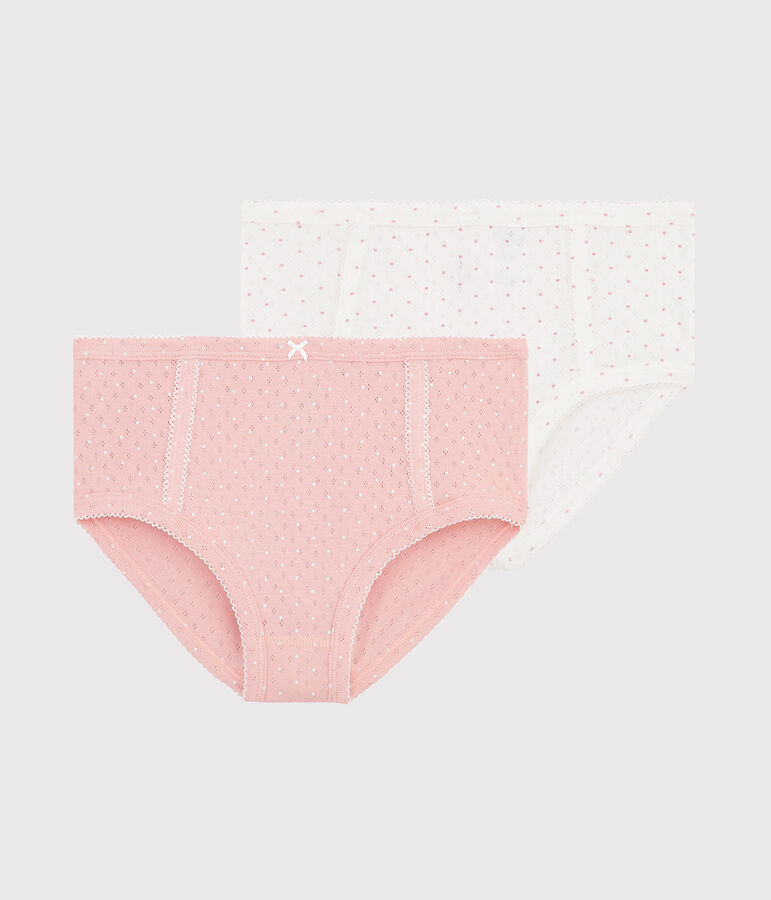 Lot 2 culottes taille haute Femme multicouleur