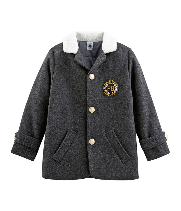 Manetau enfant gar&ccedil;on gris