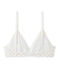 Soutien gorge paddé fille à pois blanc LAIT/marron CUIVRE