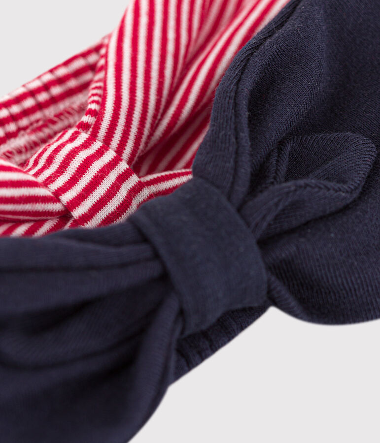 Lot de 2 bandeaux en coton b&eacute;b&eacute; variante 1