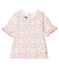Blouse manches courtes imprim&eacute;e b&eacute;b&eacute; fille blanc/multicouleur