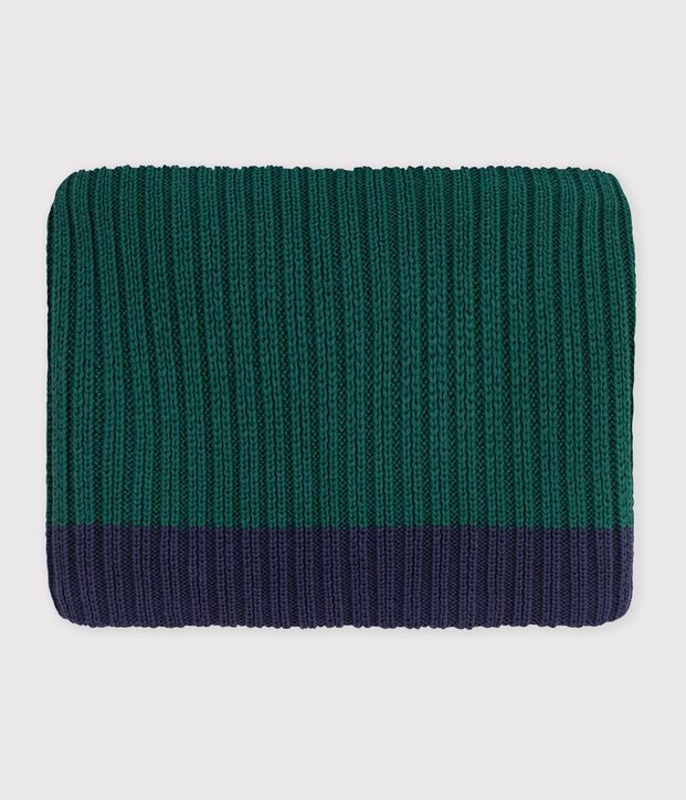 Casquette enfant en velours unie vert