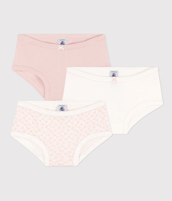 Lot de 3 culottes taille haute en coton enfant variante 1