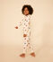 Pyjama imprimé en coton motif cœur enfant blanc AVALANCHE/ MULTICO