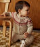 Ensemble 2 pièces en tricot bébé rose AVALANCHE/ ROSEWOOD