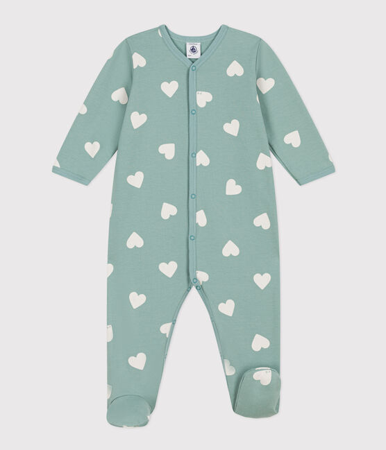Pyjama bébé coeurs en molleton PAUL/ AVALANCHE