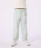 Pantalon enfant en coton lin vert clair