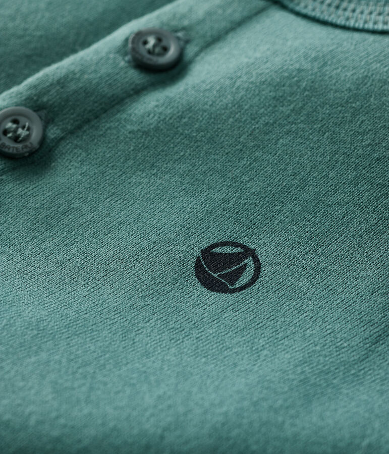 T-shirt manches courtes enfant fille/gar&ccedil;on vert BRUT