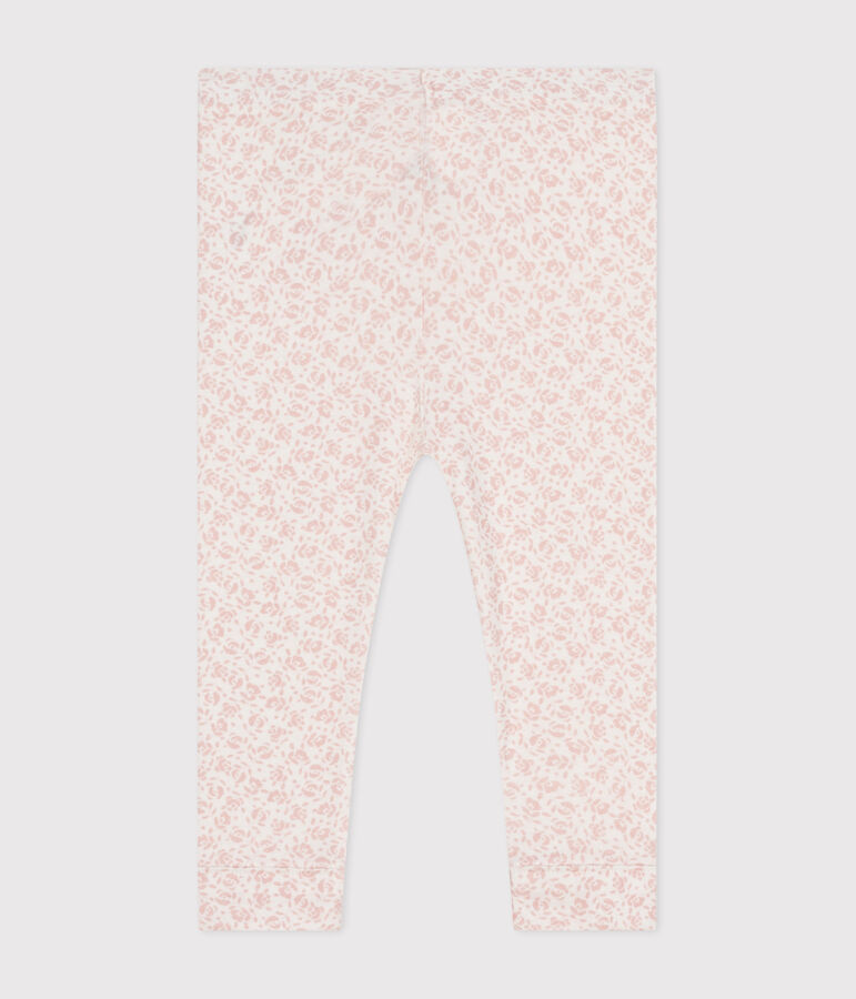 Legging en coton imprim&eacute; b&eacute;b&eacute; MARSHMALLOW/ PANTY