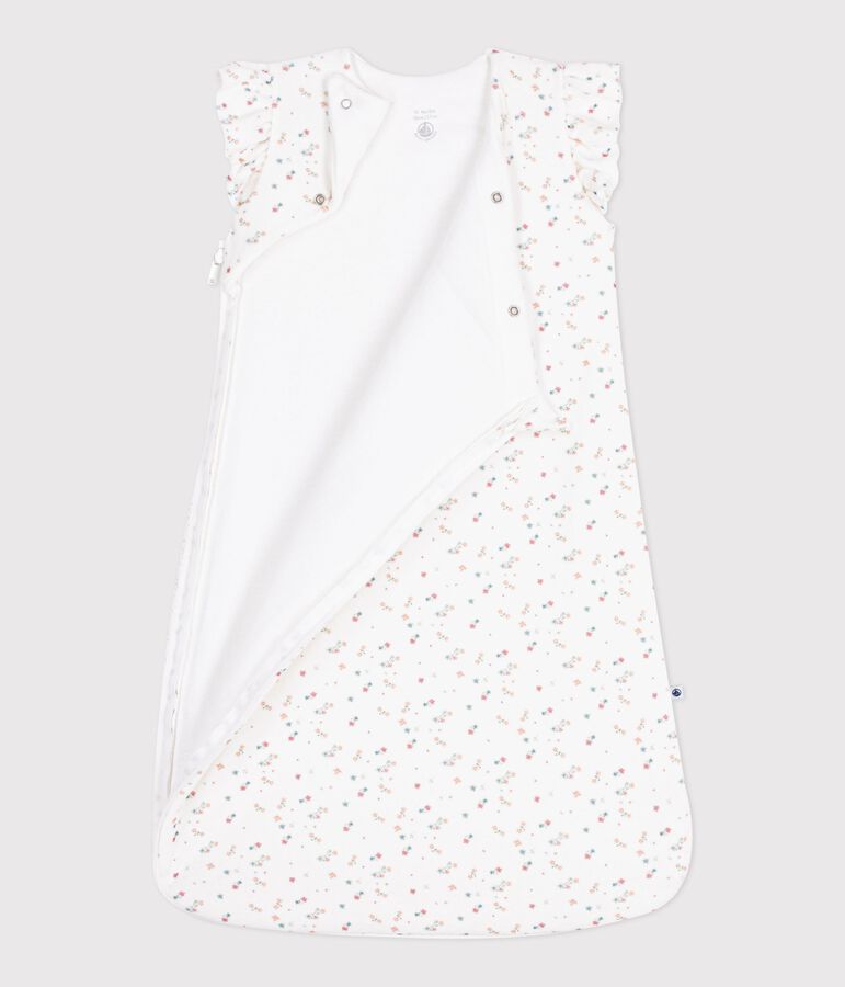 Gigoteuse b&eacute;b&eacute; en velours imprim&eacute; fleuri TOG 3 blanc/multicouleur