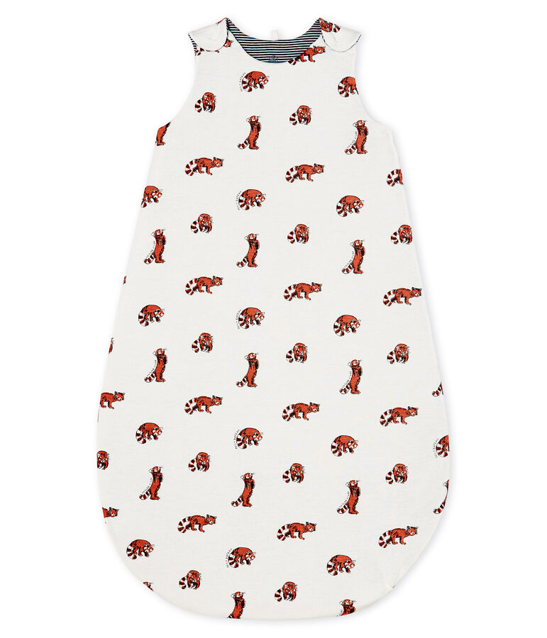 Gigoteuse b&eacute;b&eacute; gar&ccedil;on r&eacute;versible en c&ocirc;te blanc/multicouleur