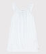 Chemise de nuit imprimé vichy en coton fin petite fille