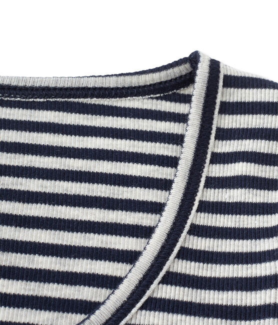 Body femme rayures Colette bleu SMOKING/gris BELUGA