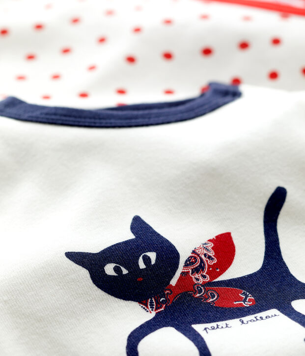 Lot de 2 tee-shirts manches courtes b&eacute;b&eacute; multicouleur