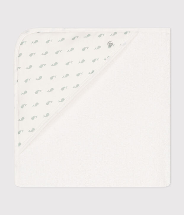 Carr&eacute; de bain b&eacute;b&eacute; blanc/vert