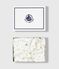 Coffret cadeau naissance en coton imprimé fleuri variante 1