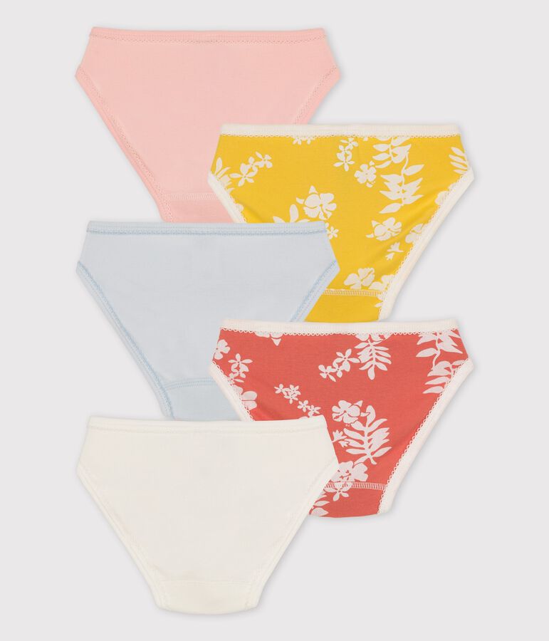 Lot de 5 culottes hawai petite fille en coton variante 1