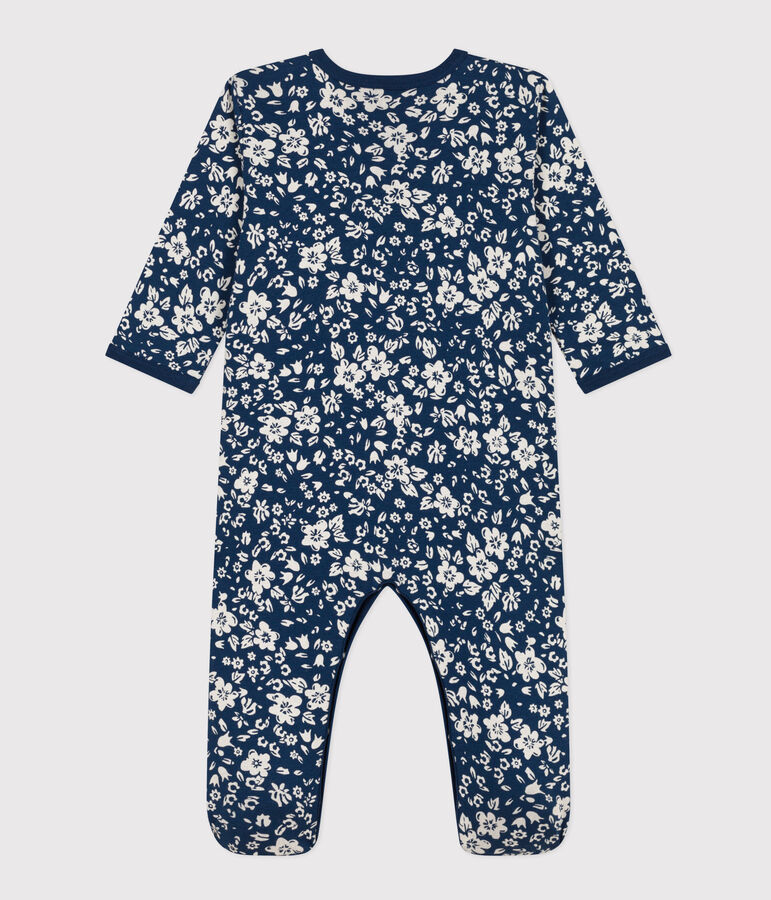 Pyjama b&eacute;b&eacute; fleurs en coton INCOGNITO/ MARSHMALLOW