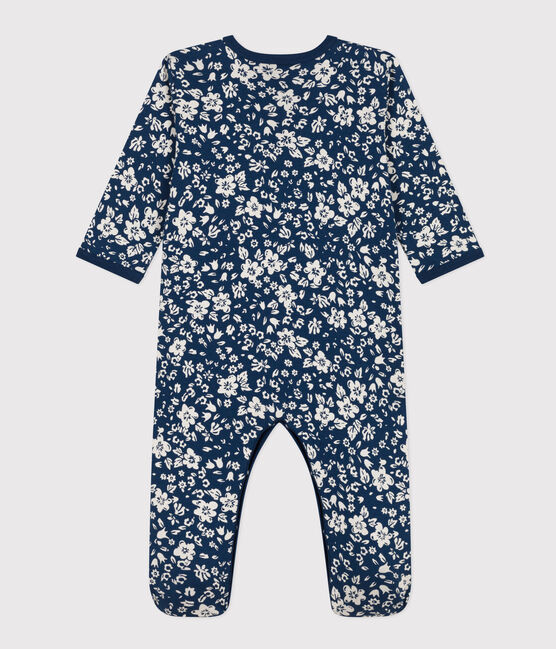 Pyjama bébé fleurs en coton INCOGNITO/ MARSHMALLOW