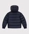 Doudoune en PU Femme bleu marine
