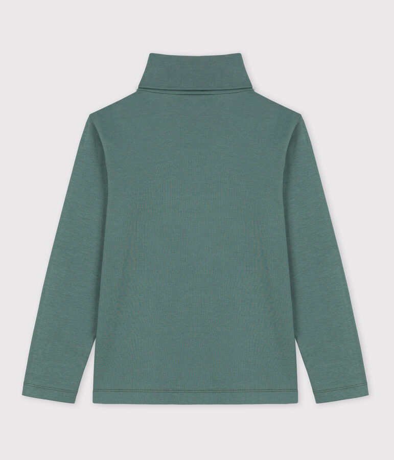 Sous-pull en coton enfant fille / gar&ccedil;on vert VALLEE