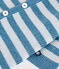 Combinaison bébé rayée en tricot laine et coton bleu ADRIATIC/ CO2