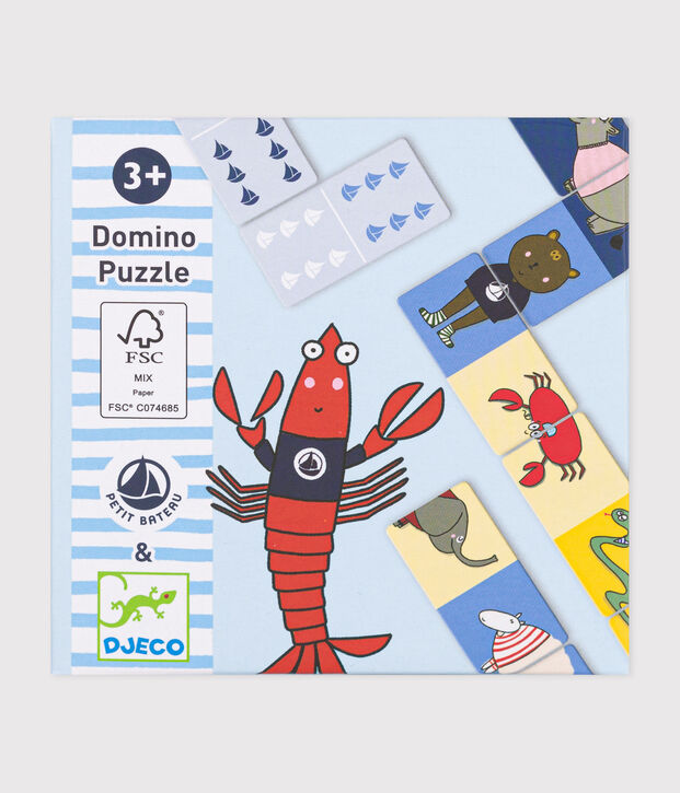 Jeu Domino-Puzzle &ndash; Djeco x Petit Bateau multicouleur