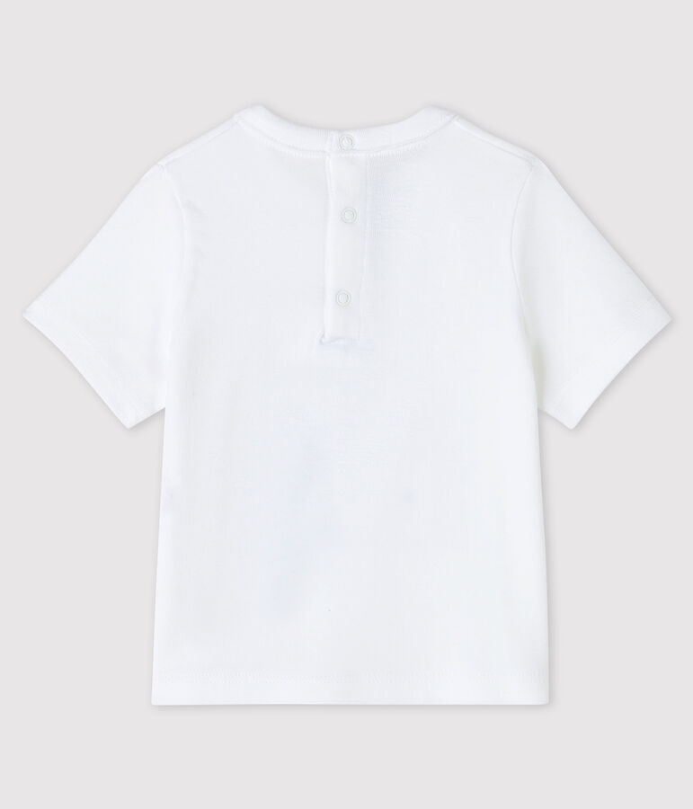 Tee-shirt b&eacute;b&eacute; gar&ccedil;on blanc