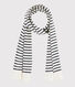 Echarpe rayée en coton Femme/Homme