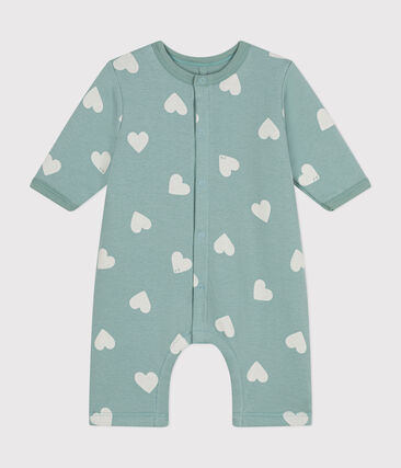 Combinaison longue ouatinée en coton bébé