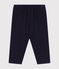 Pantalon en gaze de coton bébé bleu SMOKING