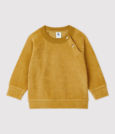 PETIT BATEAU - Sweatshirt en bouclette éponge bébé