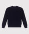 Pull en côte anglaise en coton Femme bleu SMOKING