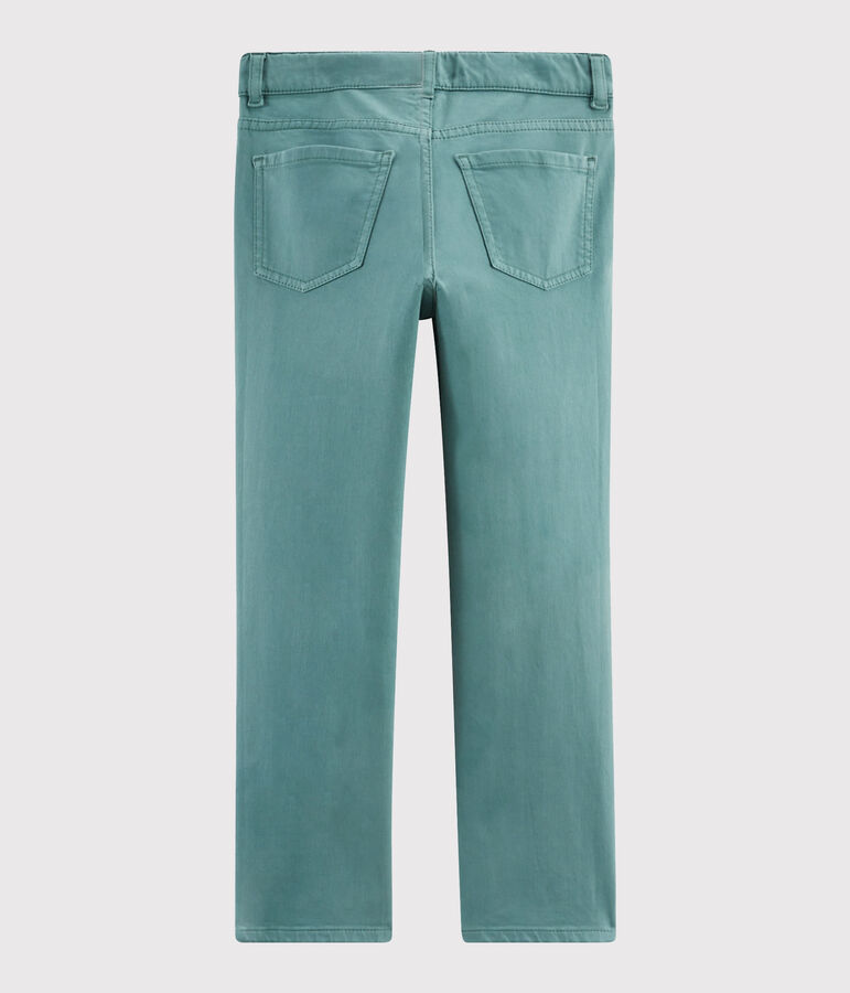 Pantalon enfant gar&ccedil;on vert