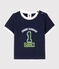 Tee shirt manches courtes bébé garçon bleu SMOKING