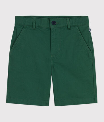Bermuda short enfant en serge de coton uni