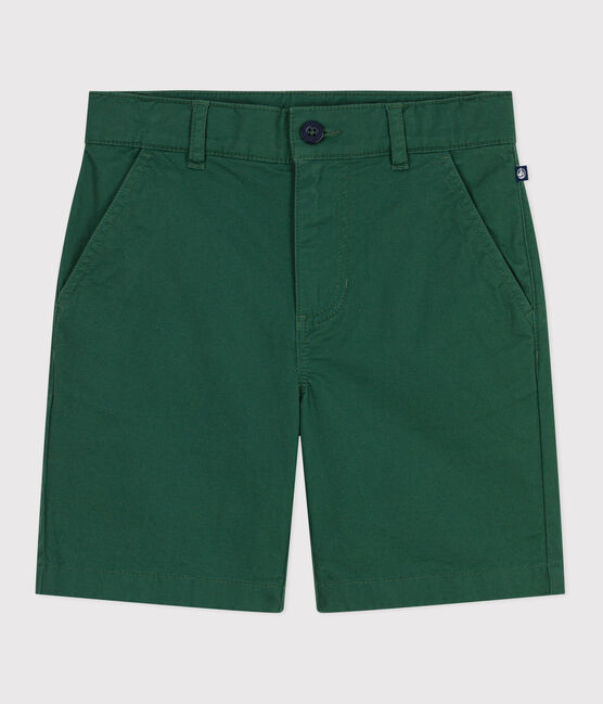 Bermuda short enfant en serge de coton uni WILLOW