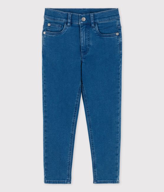 Pantalon denim responsable regular enfant garçon bleu BLEU DELAVE
