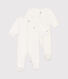 Lot de 2 pyjamas en velours bébé