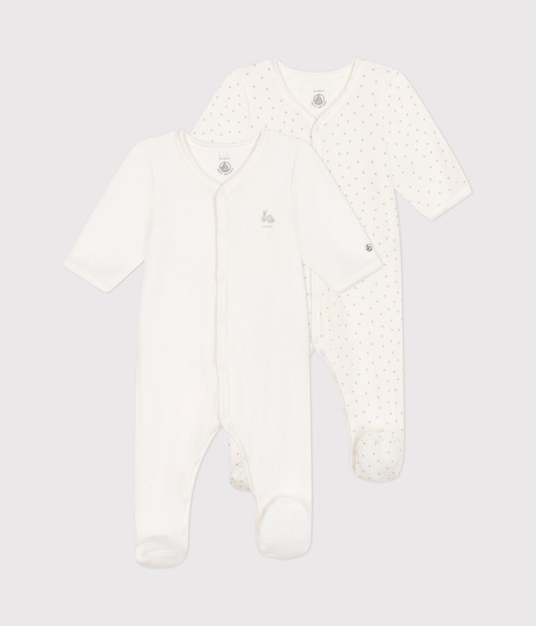 Lot de 2 pyjamas en velours b&eacute;b&eacute; variante 1
