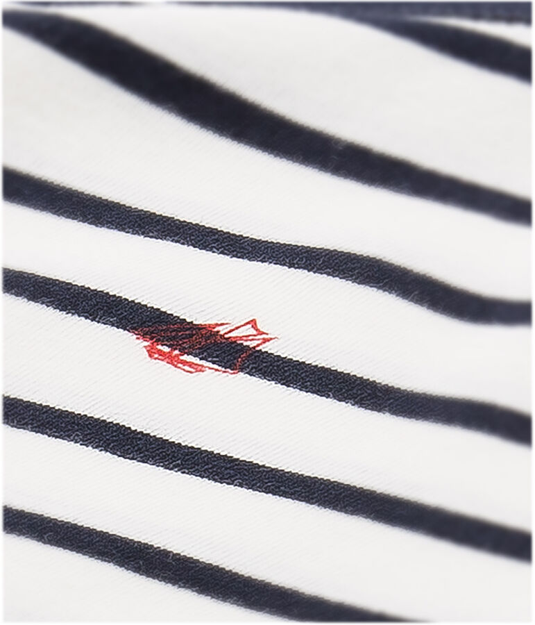 Pyjama gar&ccedil;on ray&eacute; blanc/bleu