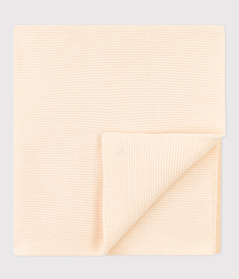 Couverture en tricot. &eacute;cru AVALANCHE