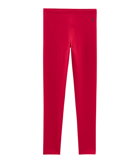 Legging enfant fille rouge TERKUIT